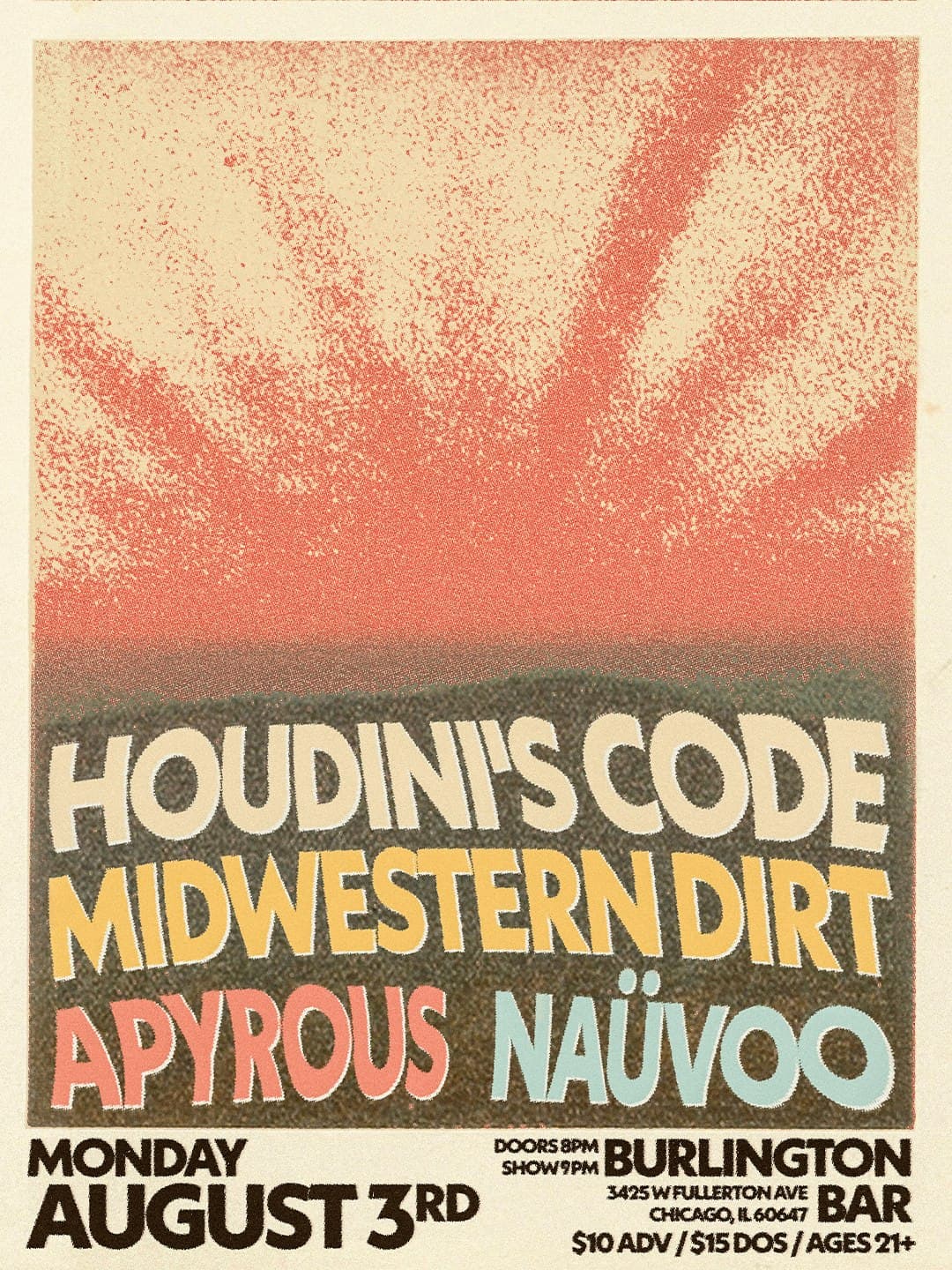 Houdini's Code // Midwestern Dirt // Apyrous // Nauvoo